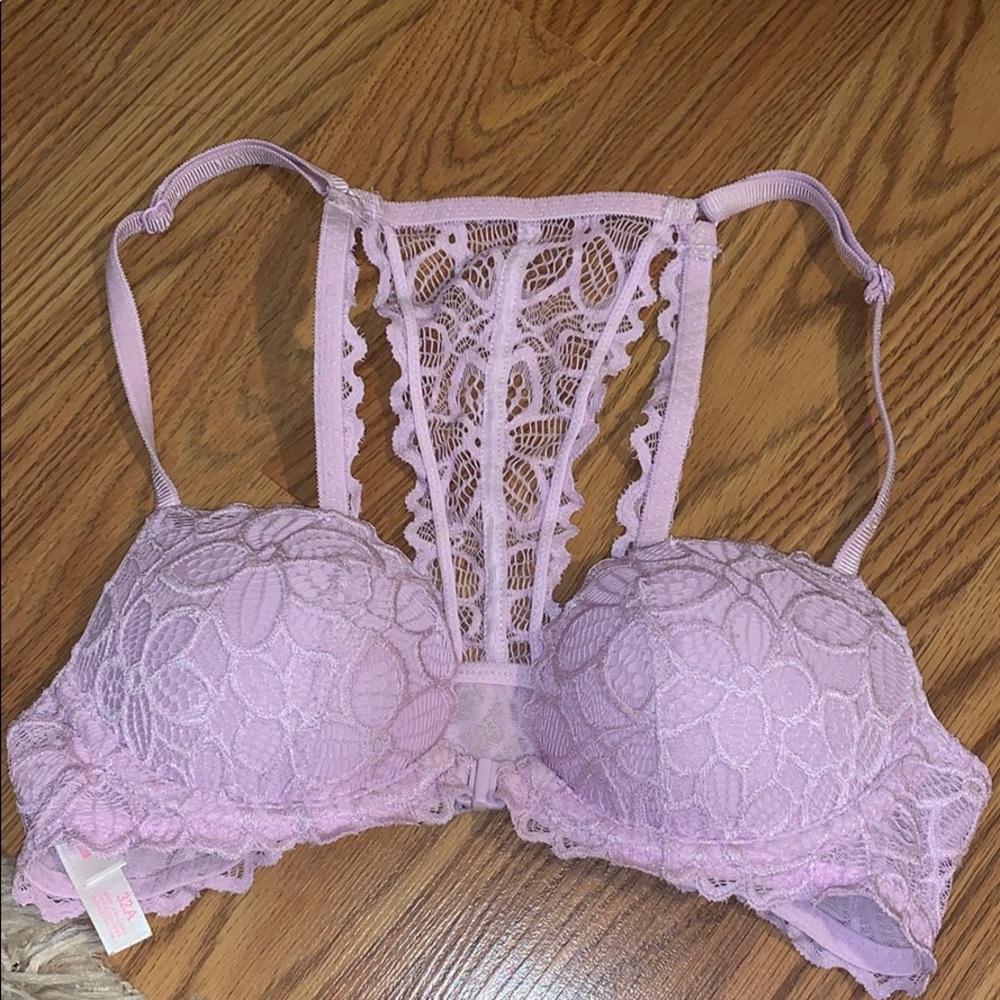 Victoria’s secret pink date lace push up bra